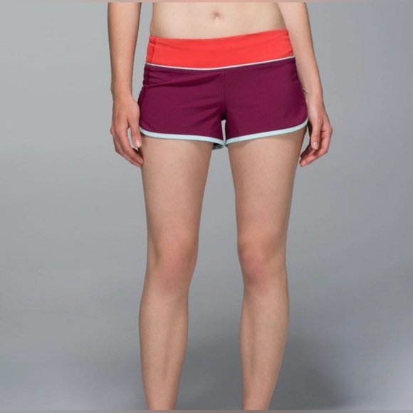 🌟SALE🌟Lululemon red/maroon run speed short! Size 10​​​ - Picture 3 of 12